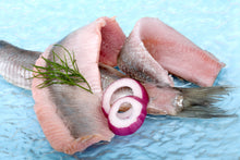 Load image into Gallery viewer, Mildly Pickled Matjes Herring - 16 oz glass jar

