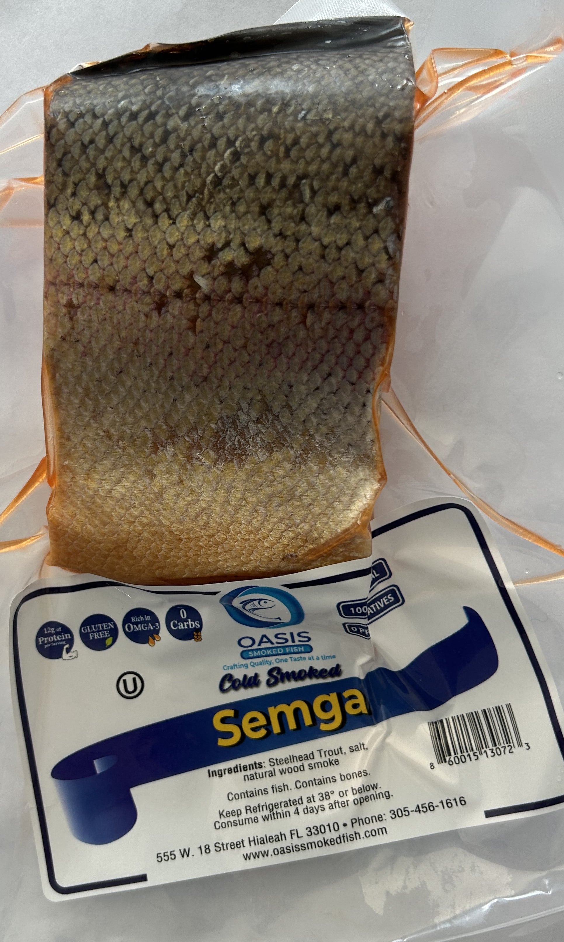 Semga - Cold Smoked Whole or Chunks